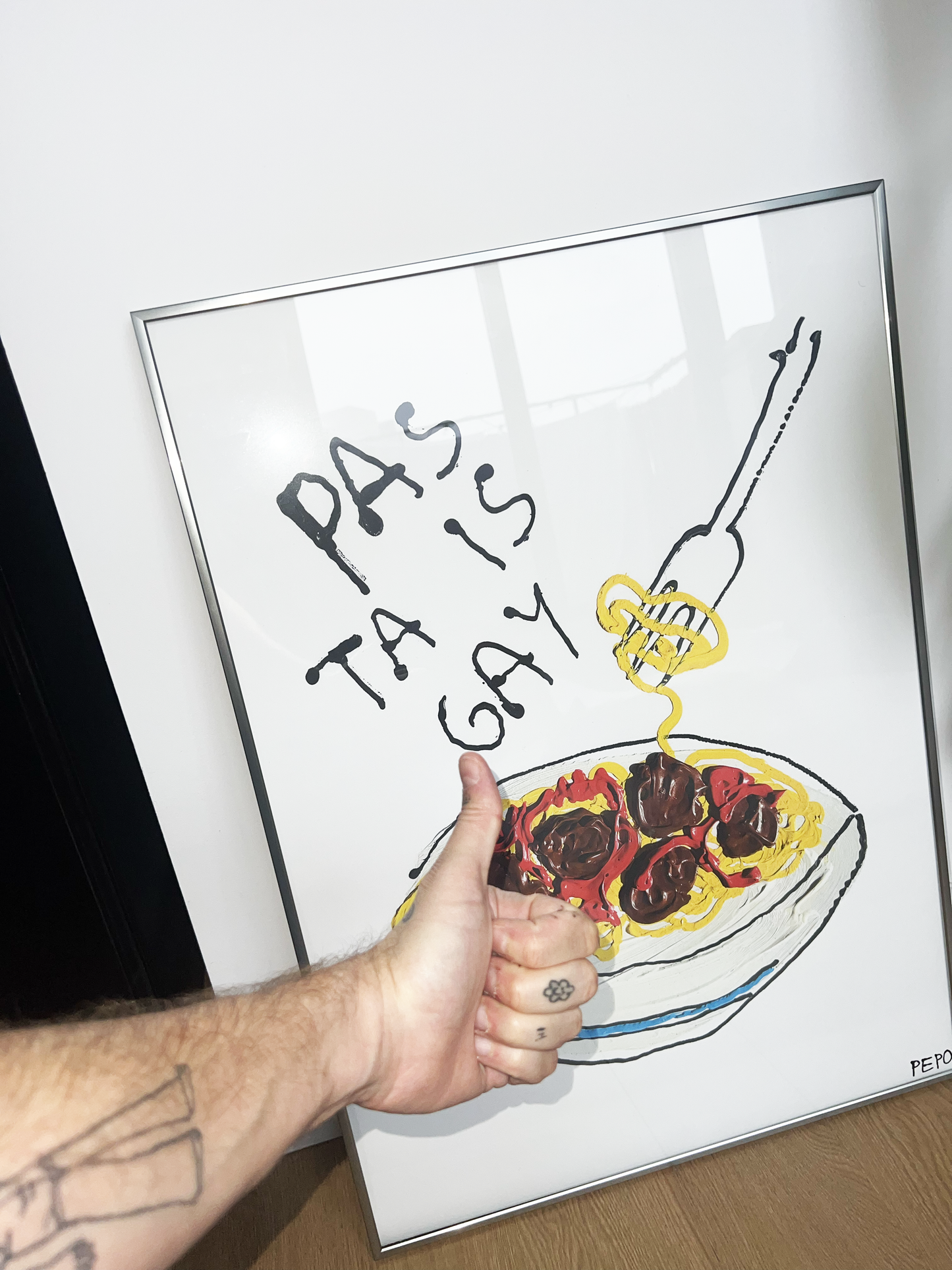 PASTA IS GAY - PRINT - 50X70 CM