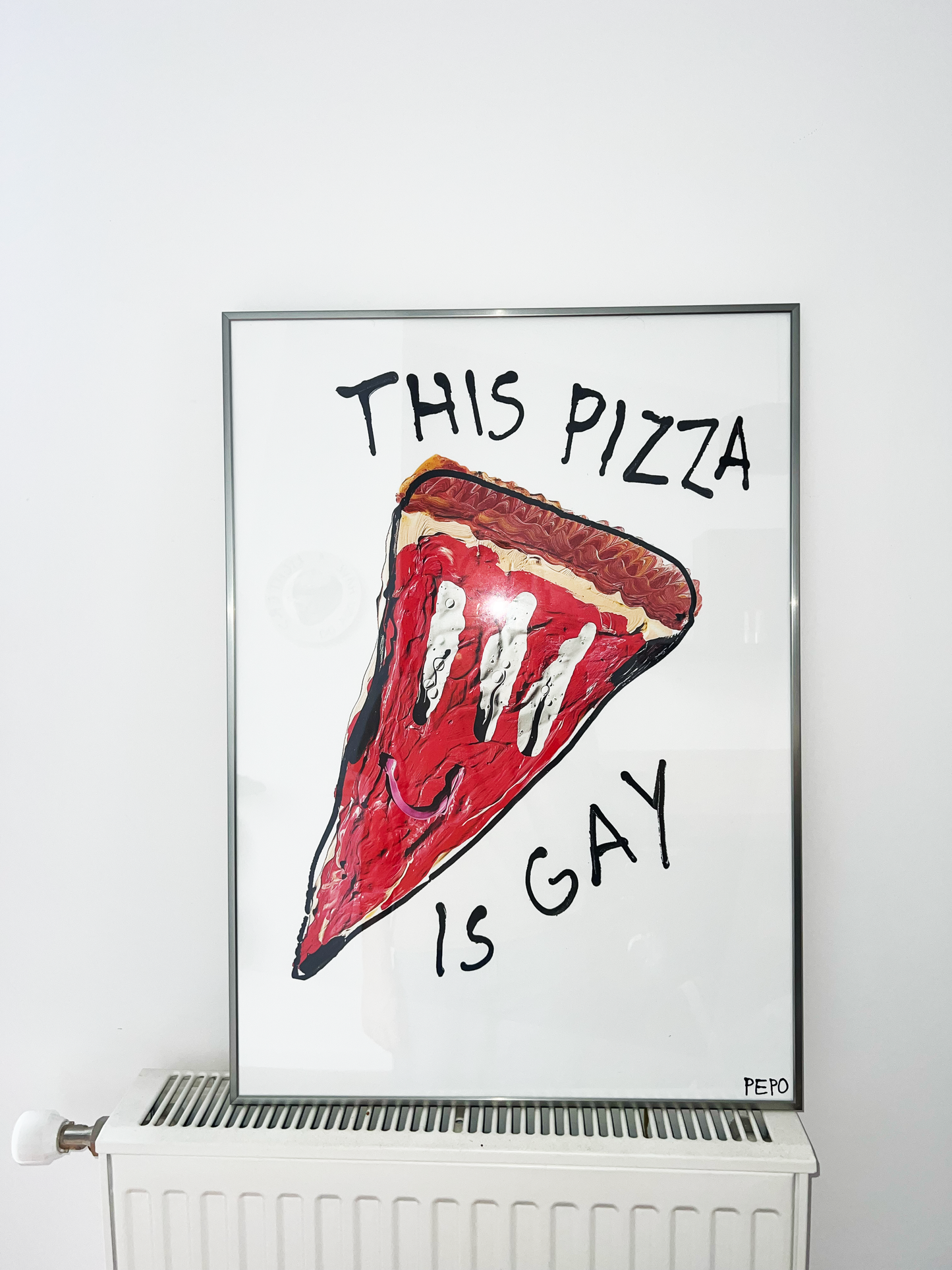 THIS PIZZA IS GAY - PRINT - 50X70 CM