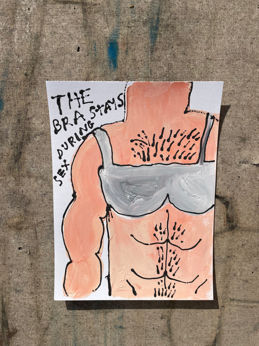 THE BRA STAYS DURING SEX