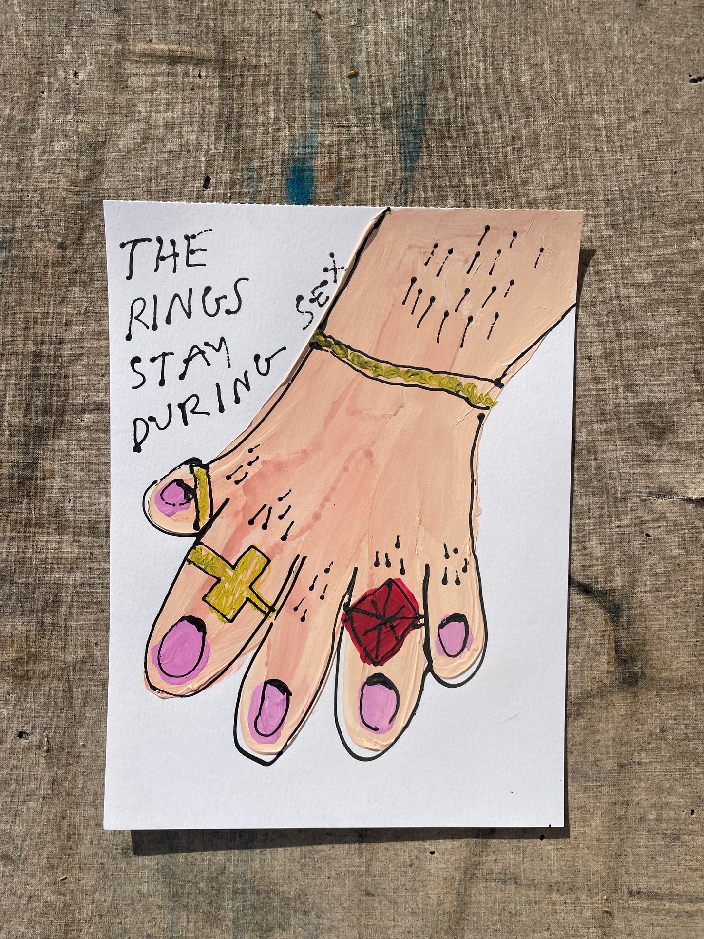 THE RINGS STAY DURING SEX