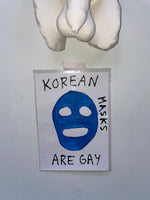 KOREAN MASKS ARE GAY