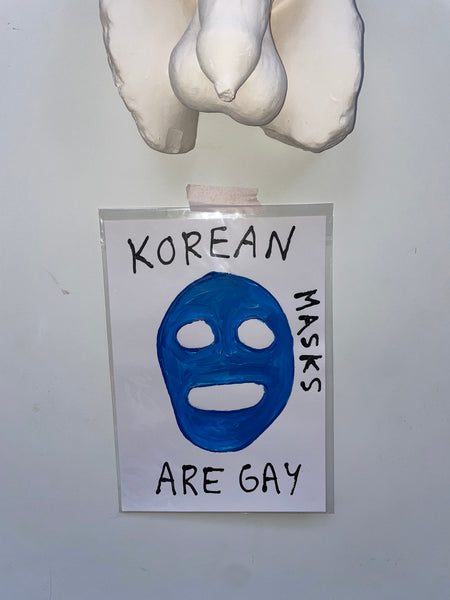 KOREAN MASKS ARE GAY