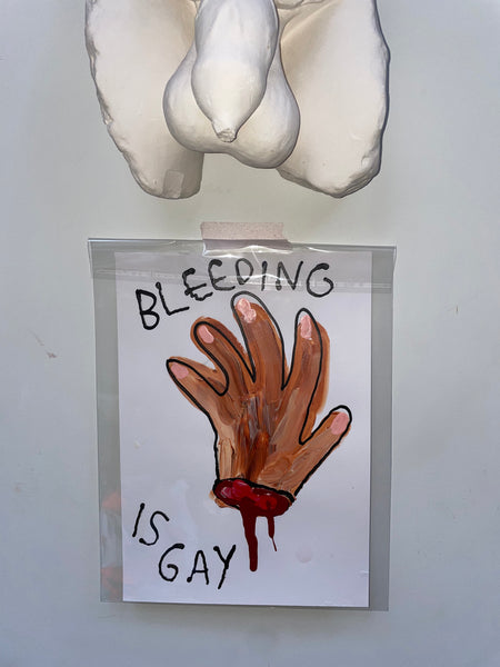 BLEEDING IS GAY