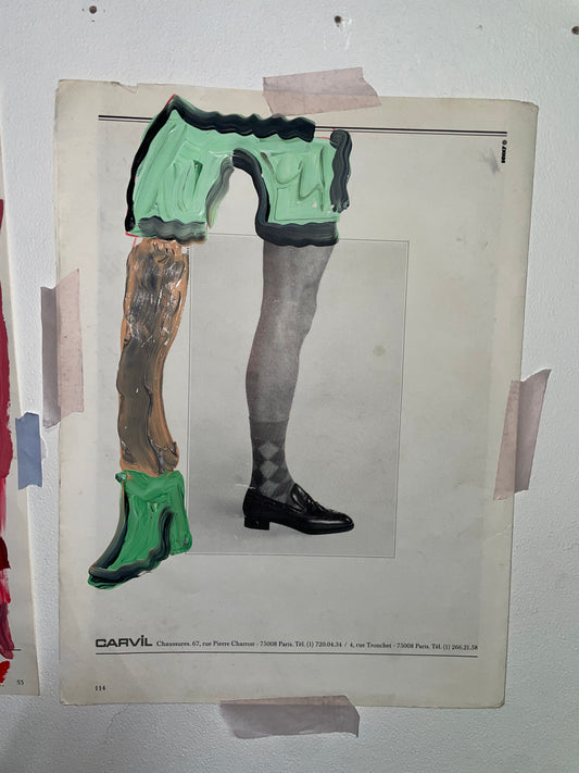 INTERVENTION ON VINTAGE MAGAZINE - 2