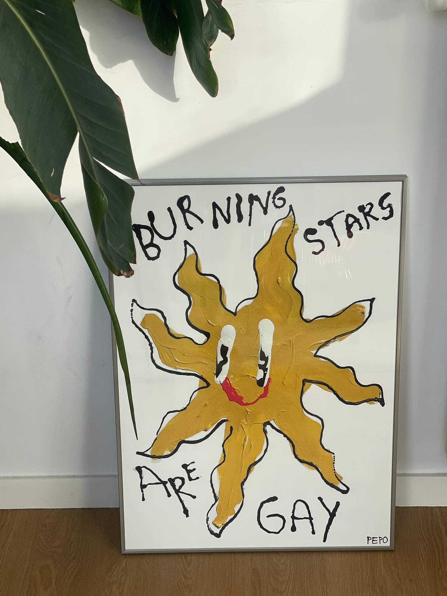 BURNING STARS ARE GAY -  PRINT - 50x70