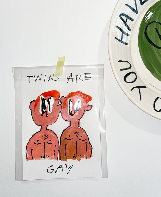 TWINS ARE GAY