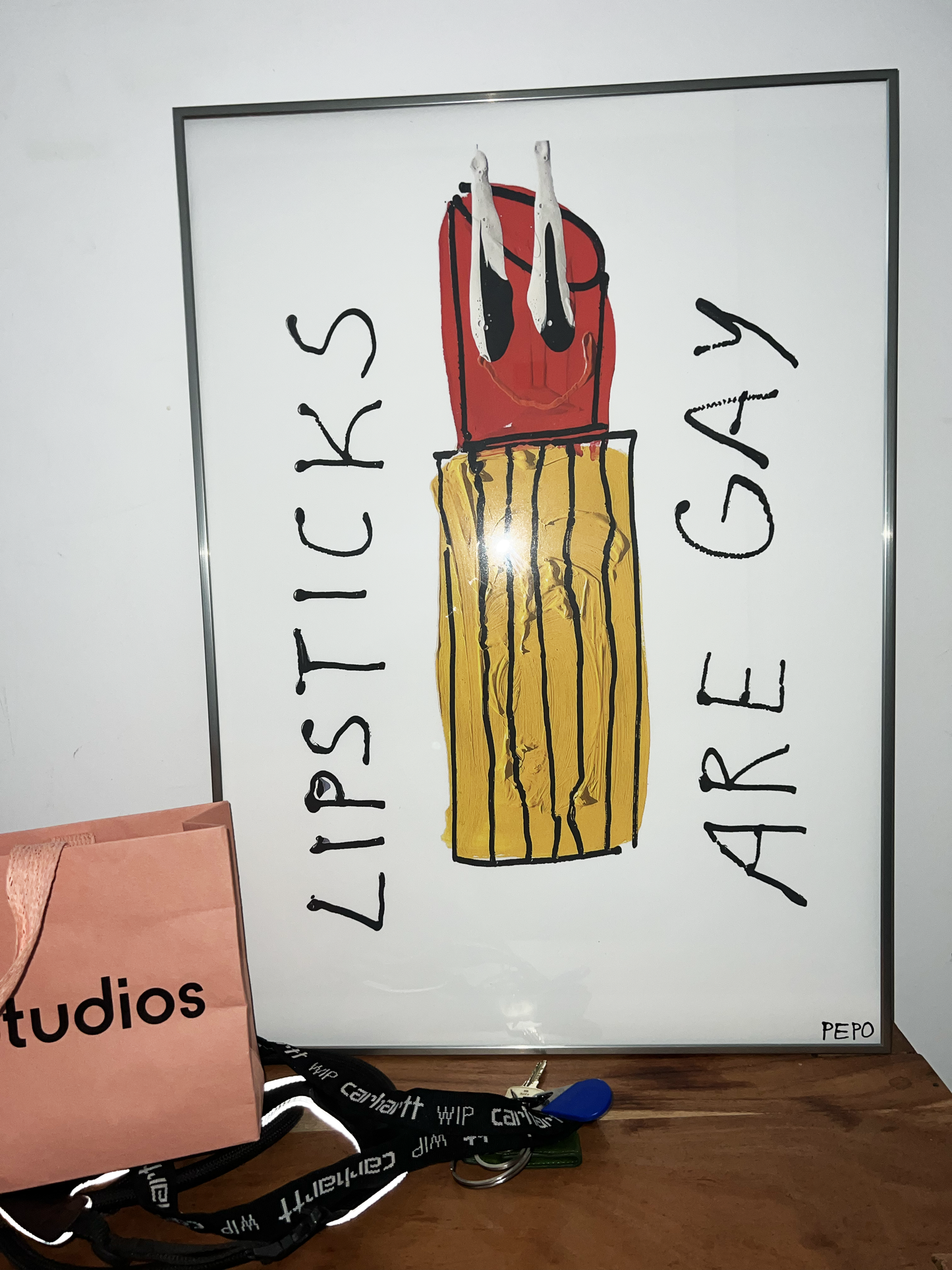 LIPSTICKS ARE GAY - PRINT - 50X70 CM