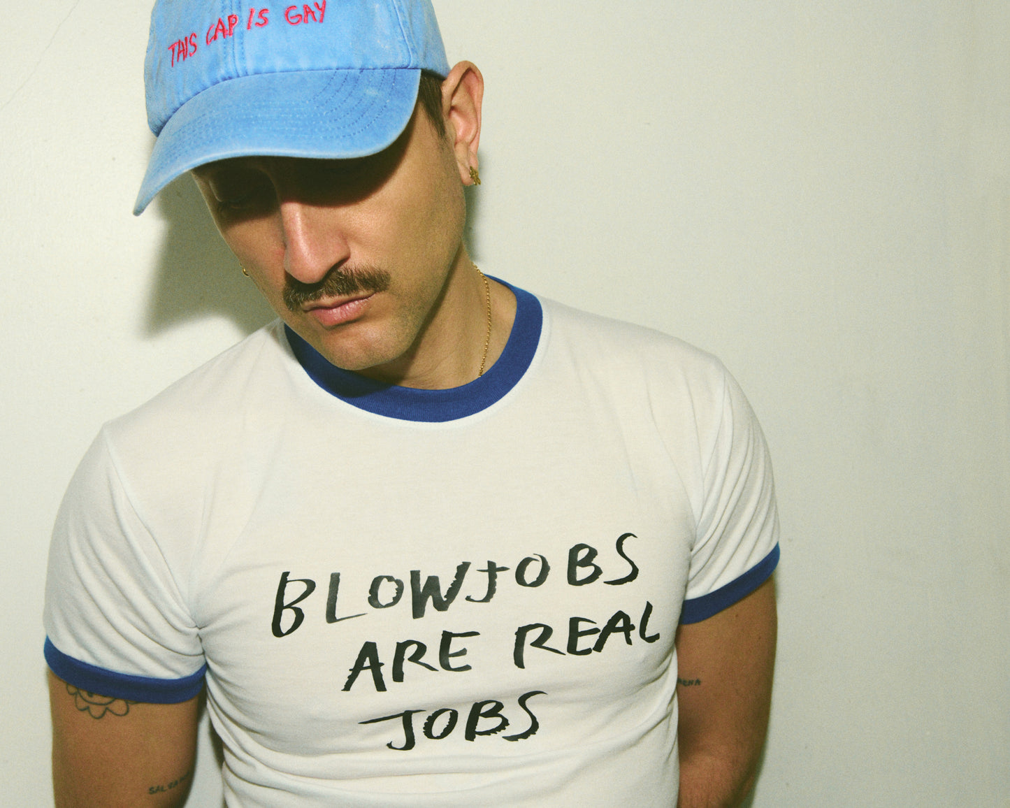 BLOWJOBS ARE REAL JOBS - RINGER T-SHIRT