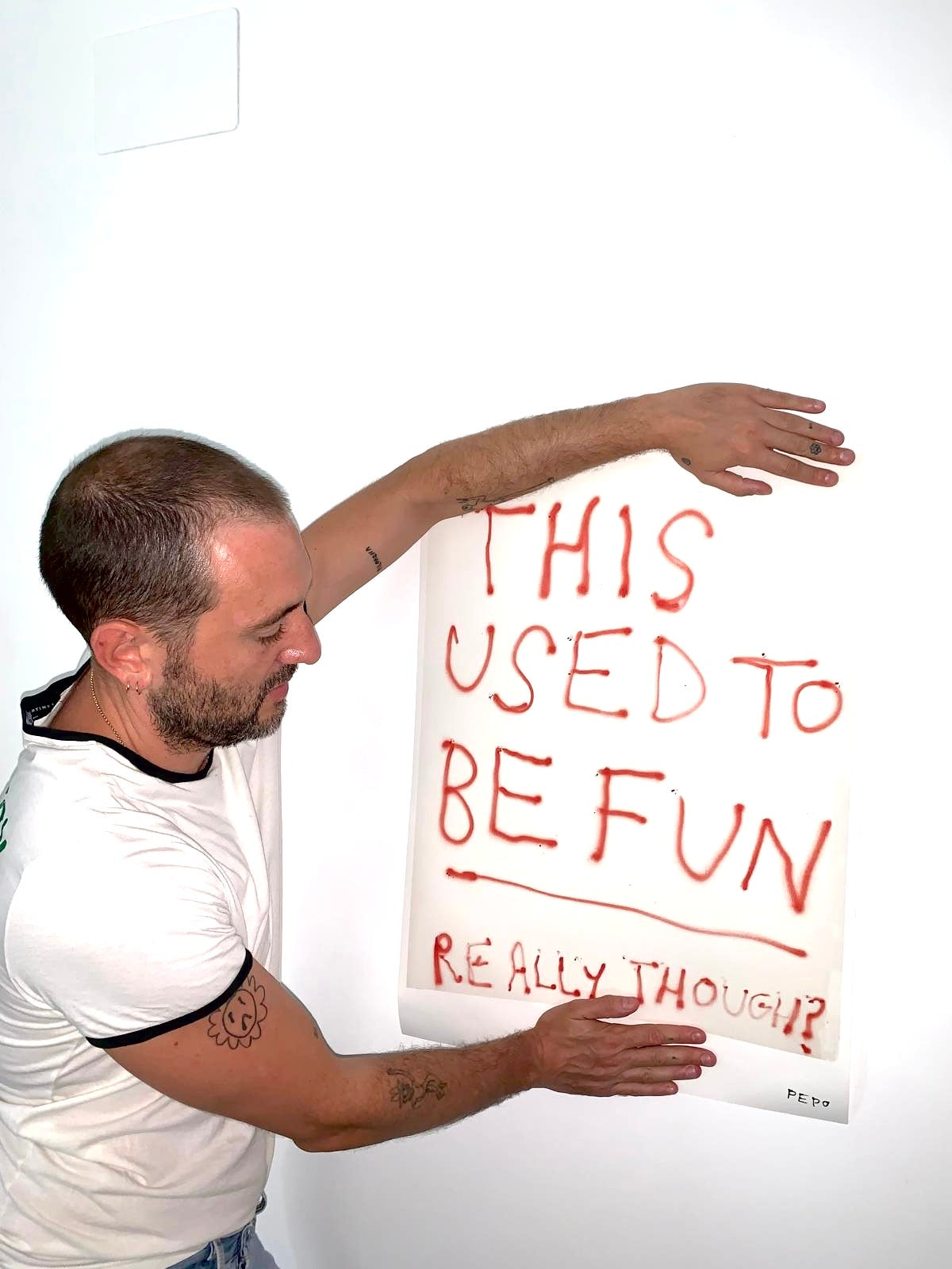 THIS USED TO BE FUN - PRINT - 50X70 CM