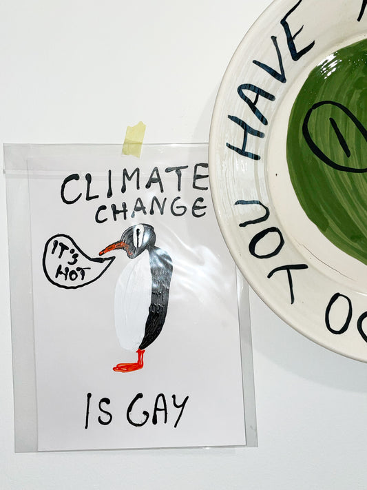 CLIMATE CHANGE IS GAY